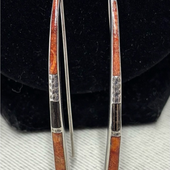 Silpada Retired Coral and Abalone Bracelet, Earring and Necklace Set - Picture 6 of 8